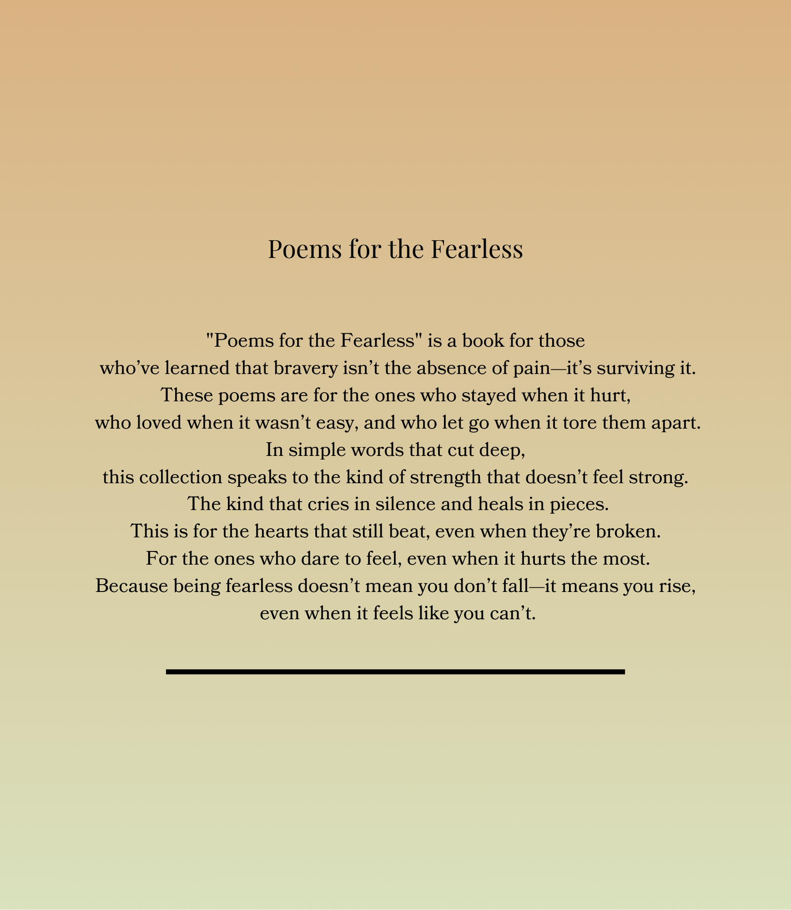Poems for the Fearless - Image 3