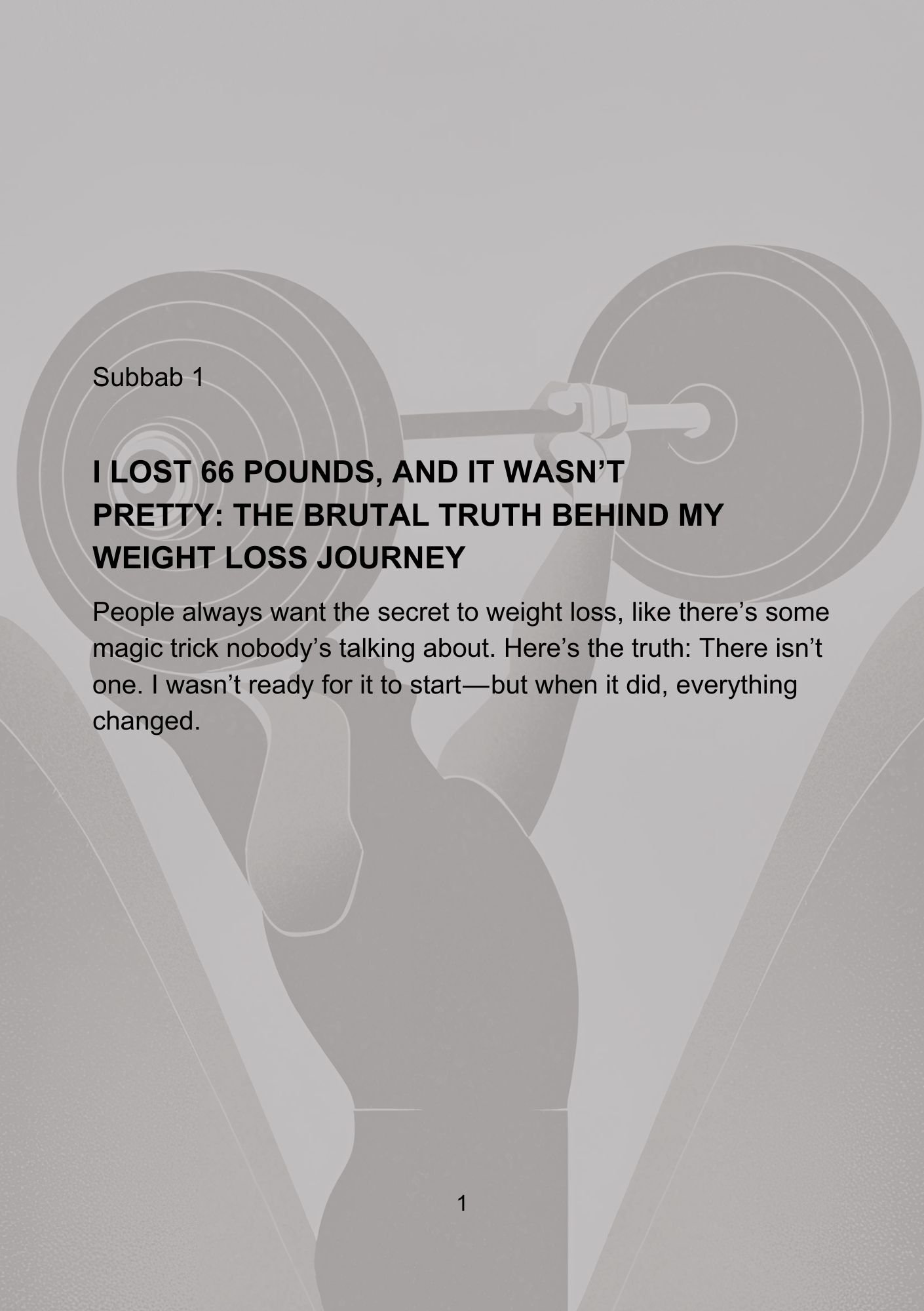 Get Off Your Ass: The No-BS Guide to Losing Weight Without Losing Yourself - Image 4